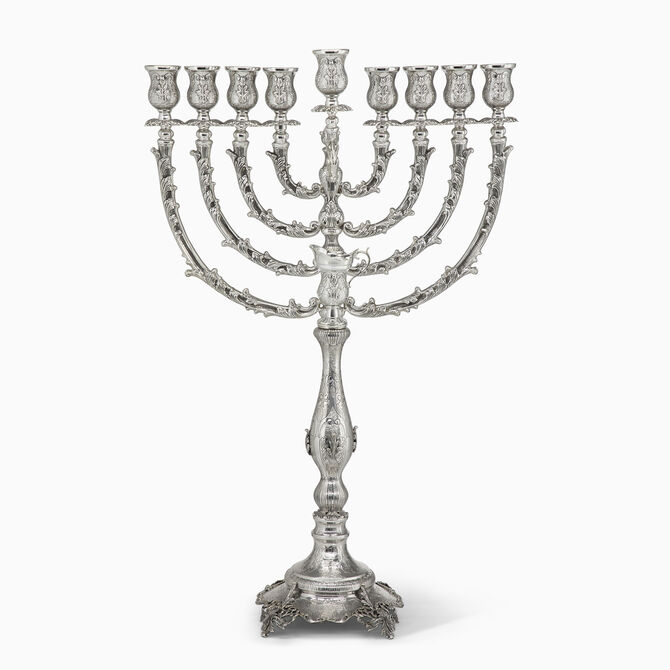 Bruni Menorah Small Sterling Silver 