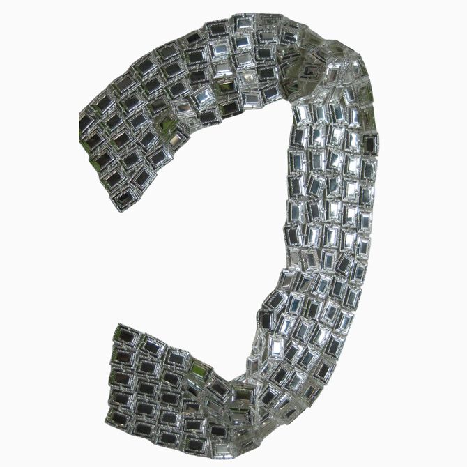 עטרה לטלית מלבן מעוטר 5 שורות 