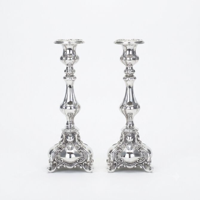 BEN YEHUDA SILVER CANDLE 