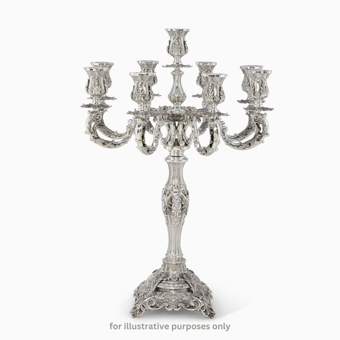 STONE 14 LIGHT CANDELABRA