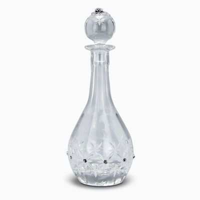 Chentarosa Crystal Bottle Round Sterling Silver 