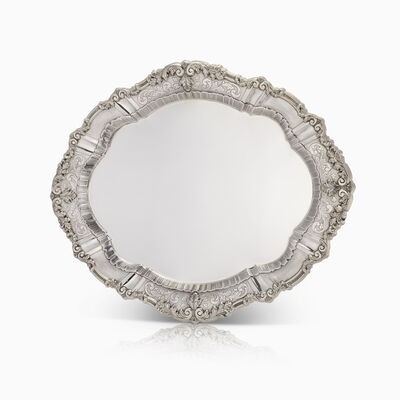 LUCA TRAY SILVER PLATED 