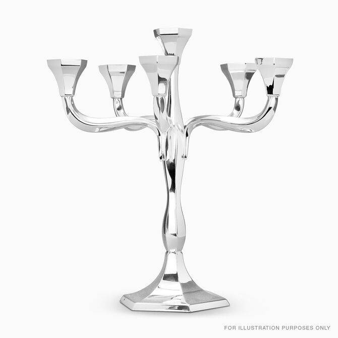 Goldwasser Candelabra Hexagon Tall 9 Branch 