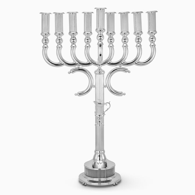 Romeo Menorah Medium Sterling Silver 