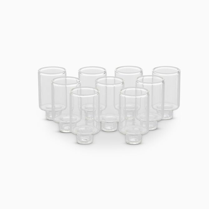 סט 9 בזיכי זכוכית