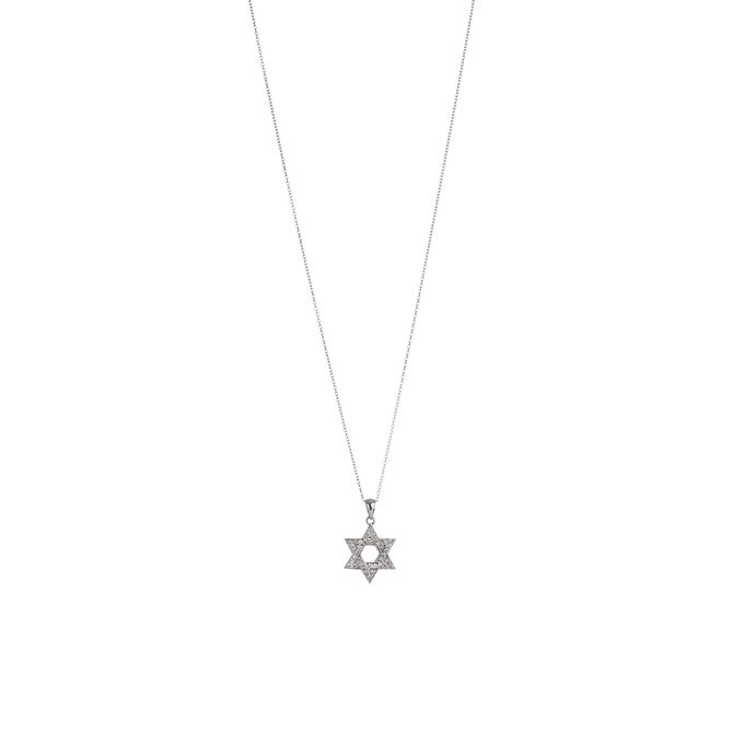 Star of David Pendant with Stones