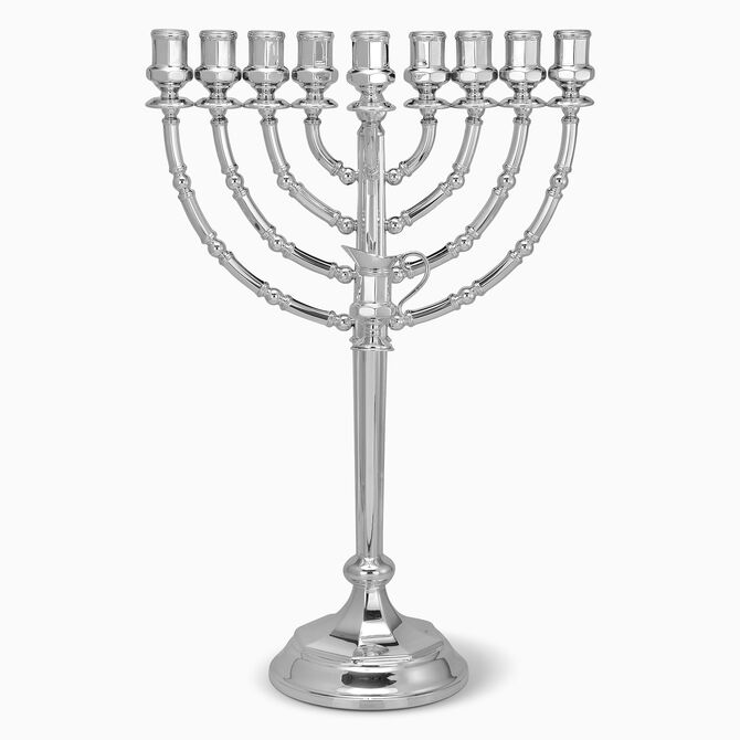 Beit Hamikdash Menorah Small Sterling Silver 