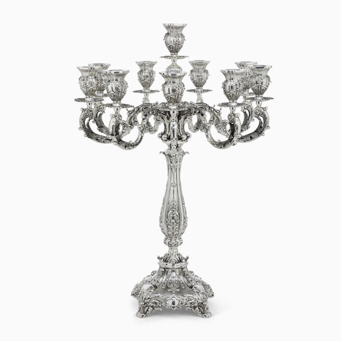 IBIZA CANDELABRA 10 ARMS BRASS 