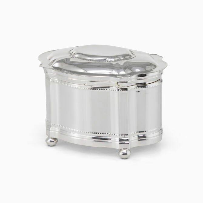 PEARLS ETROG BOX SILVER PLATED 