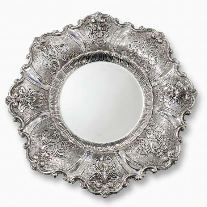 Menifa Small Eliyahu Pesach Plate Sterling Silver 