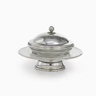 HAMMERING SERVING DISH PLATED 