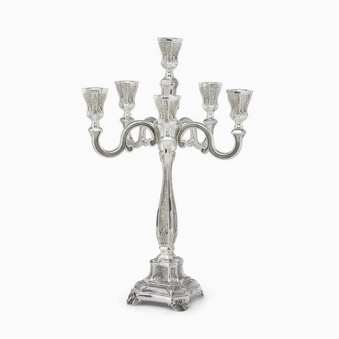 BAKIO DECORATED CANDELABRA 6 B 