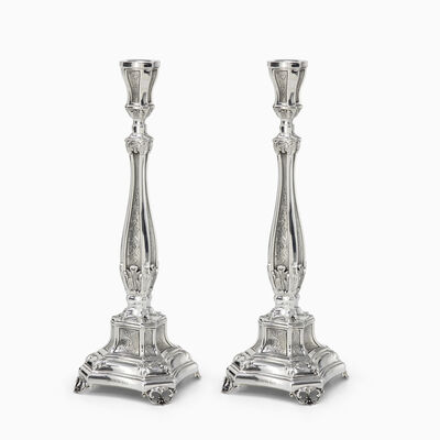 זוג פמוטים באקיו מקושט קטן 