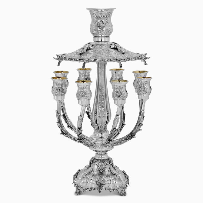 Arco Tree Wine Fountain 8 Cups Sterling Silver 