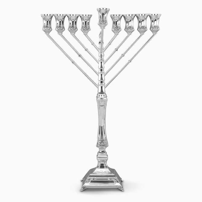 חנוכיה סוקרטס מקושטת חב"ד