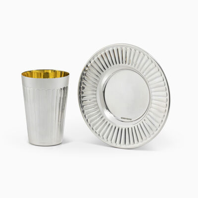 LINYA CUP+PLATE SET PLATED _2
