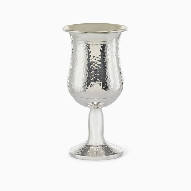 Hammering Cup with Leg Silver-Plated 