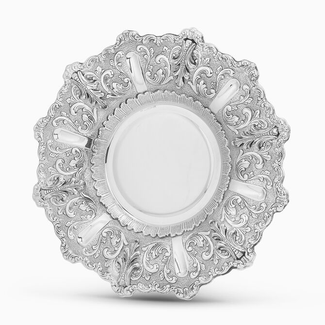 Cordelia Medium Eliyahu Pesach Plate Sterling Silv