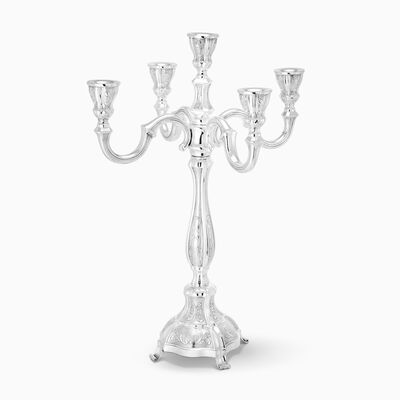 פמוט בל מקושט 5 קנים גדול 