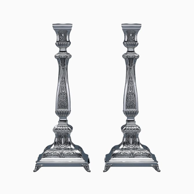 Zurich Candlesticks Decorated Small 