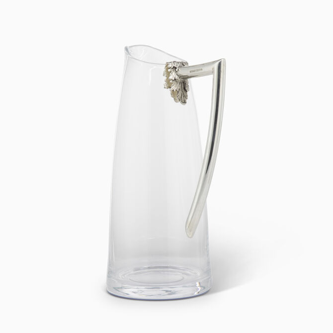 CARAFE WITH PLATED HANDEL 