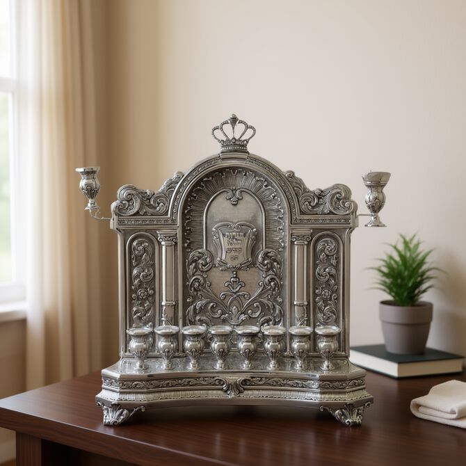 Ornament Wall Menorah 