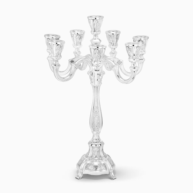 פמוט בל מקושט 8 קנים קטן