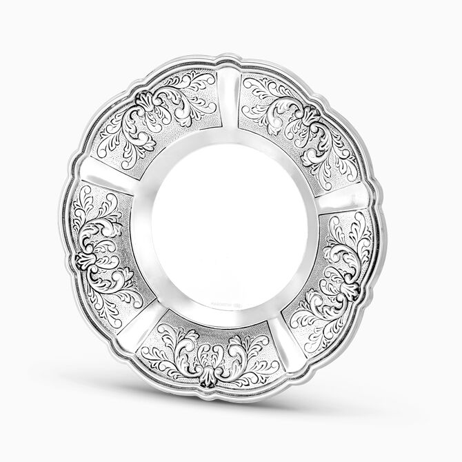 Martell Kiddush Plate Sterling Silver 