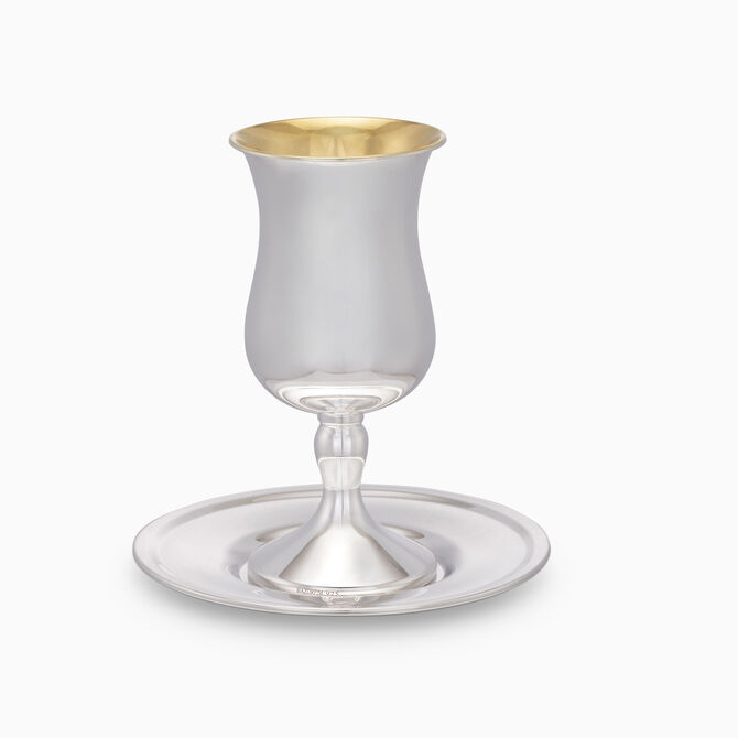 Beten Smooth Stem Kiddush Set 