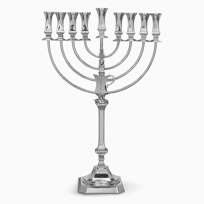 Bagatelle Menorah Small Sterling Silver 