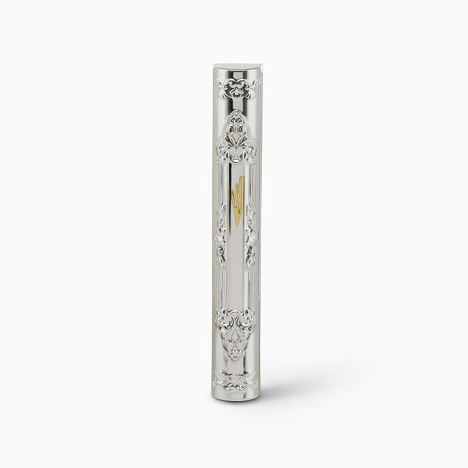 MEZUZA FORMA SILVER PLATED 