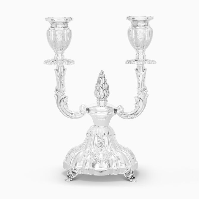 Arco Berko Oil Candelabra 2 Branch Sterling Silver