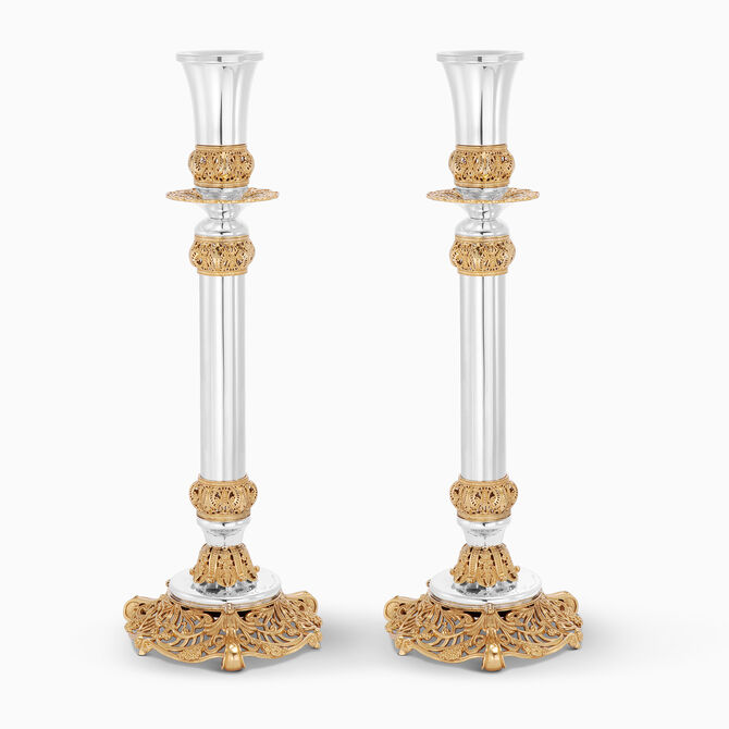 Royal Candlesticks Sterling Silver 