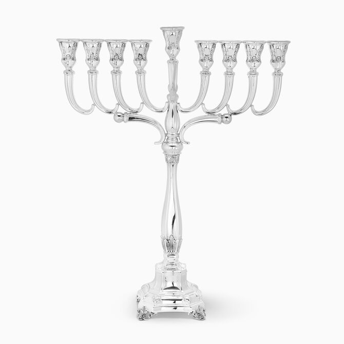 חנוכיה באקיו זרועות חלקה