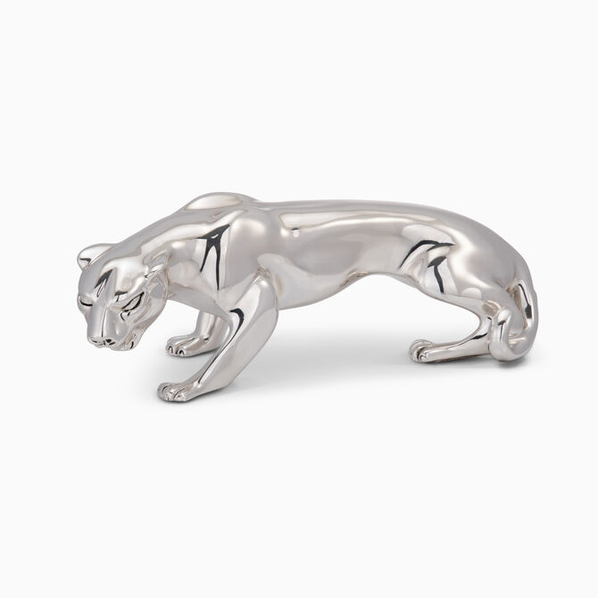 Large Panther Silver Plated 