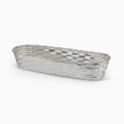 34CM BAGUETTE BASKET PLATED 