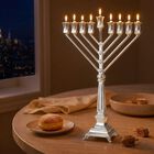 SUFRA LUBAVITCH SILVER MENORAH 