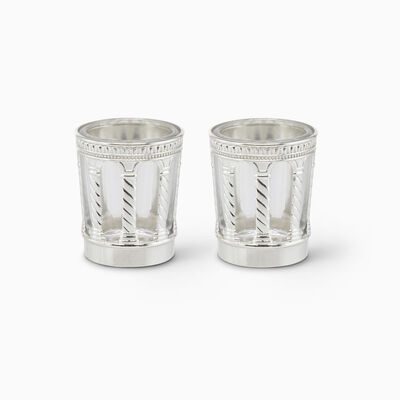 SET/2 CUPS FOR CANDLESTICKS 