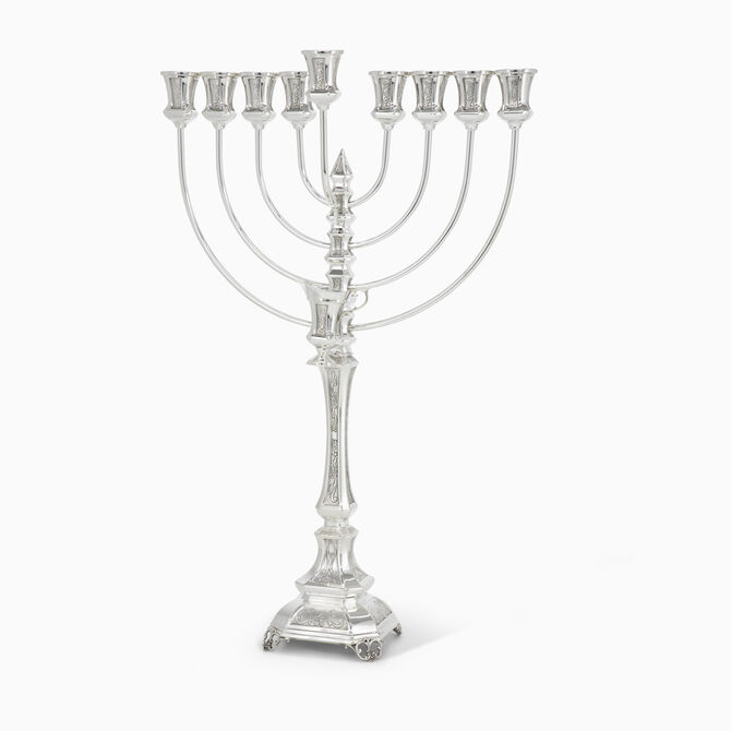 חנוכיה מתומנת גדולה קלה 