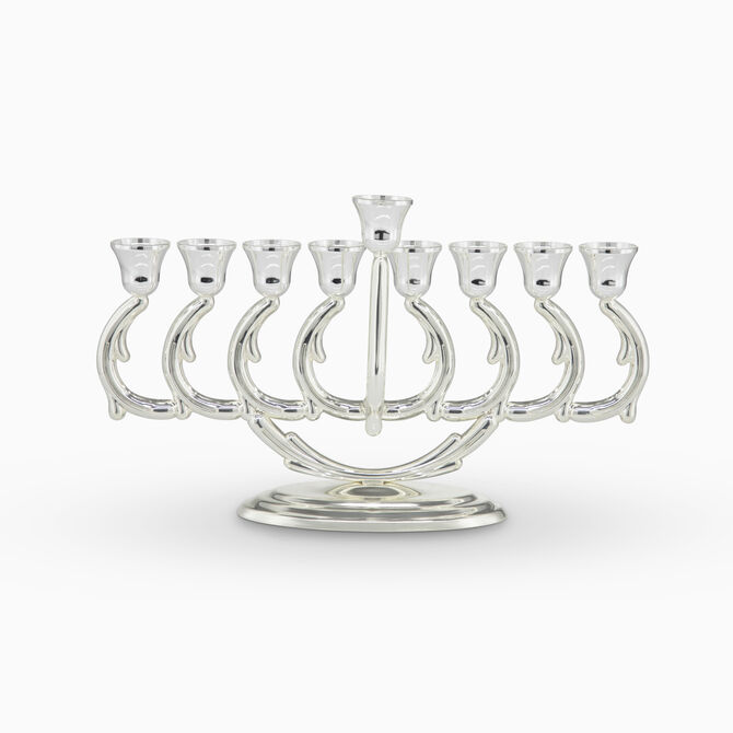 Branches Menorah Silver-Plated 