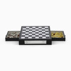 SMALL BLACK & WHITE ROMI CHESS 