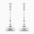 Comino Candlesticks Smooth Sterling Silver Medium 