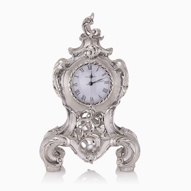 Table Clock (H.36) Silver-Plated 