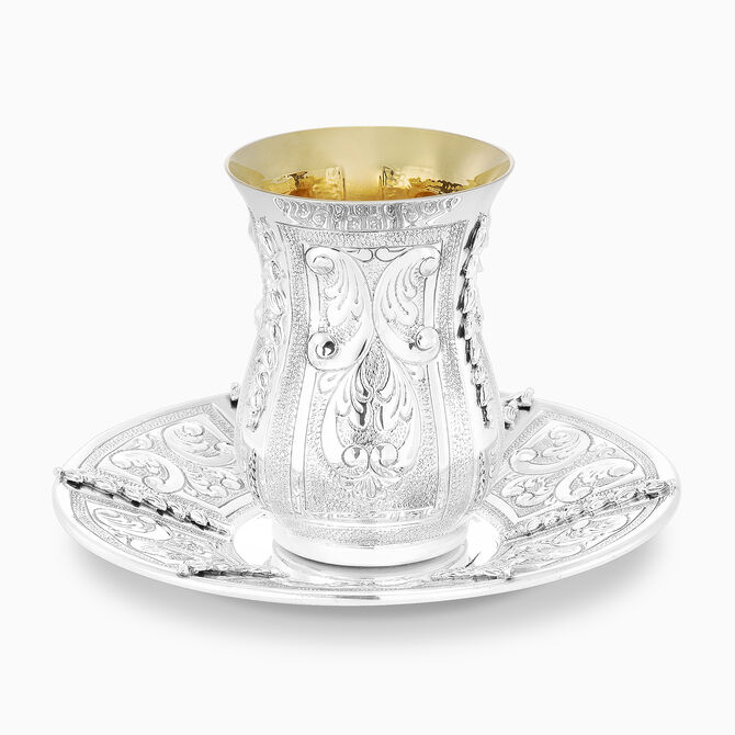 Bugatti Riviis Kiddush Set Sterling Silver 