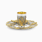 DE VINCHI KIDDUSH CUP SET GOLD 