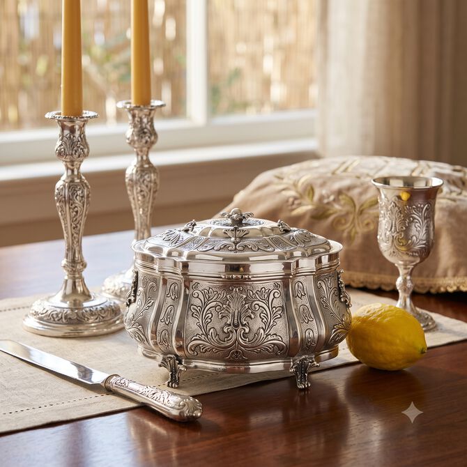 BELLAGIO ETROG BOX PLATED 