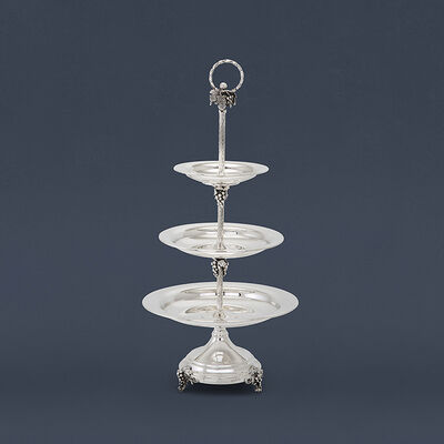 כלי הגשה לפטיפורים אשכול ענבים _2