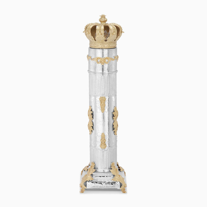 Keter Mordechai Megillah Case 14" Sterling Silver 