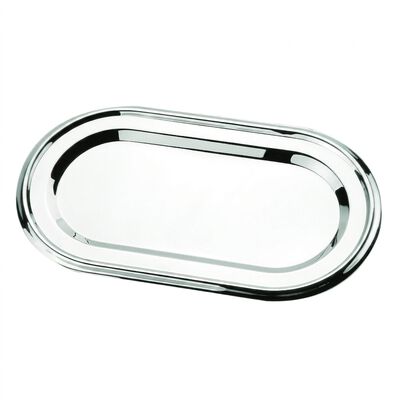 MILA SMALL OVAL TRAY PLATED 