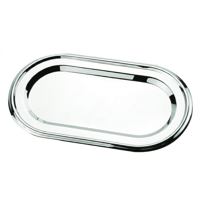 MILA SMALL OVAL TRAY PLATED 